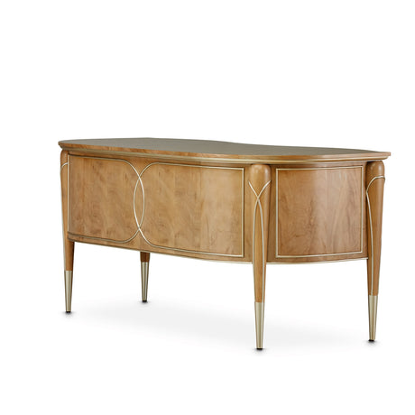 Villa Cherie Caramel Desk from Michael Amini - Luna Furniture