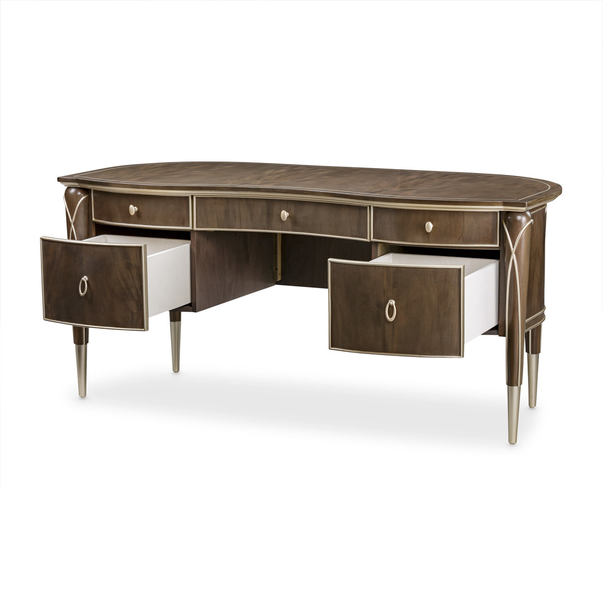 Villa Cherie Hazelnut Desk from Michael Amini - Luna Furniture