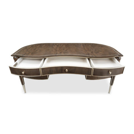 Villa Cherie Hazelnut Desk from Michael Amini - Luna Furniture