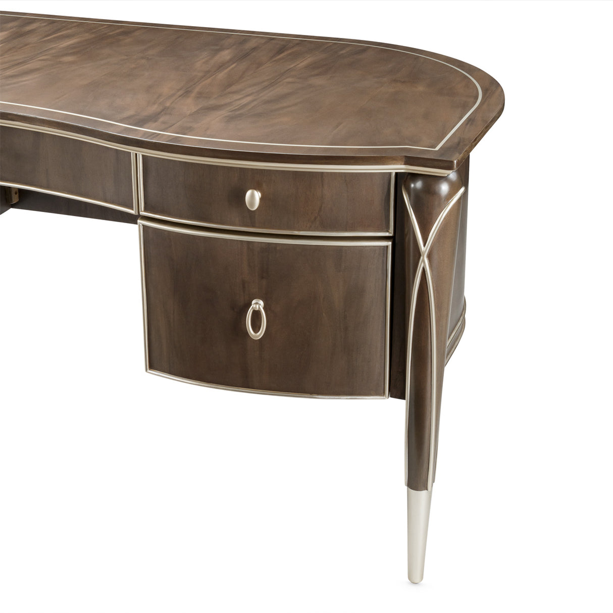 Villa Cherie Hazelnut Desk from Michael Amini - Luna Furniture