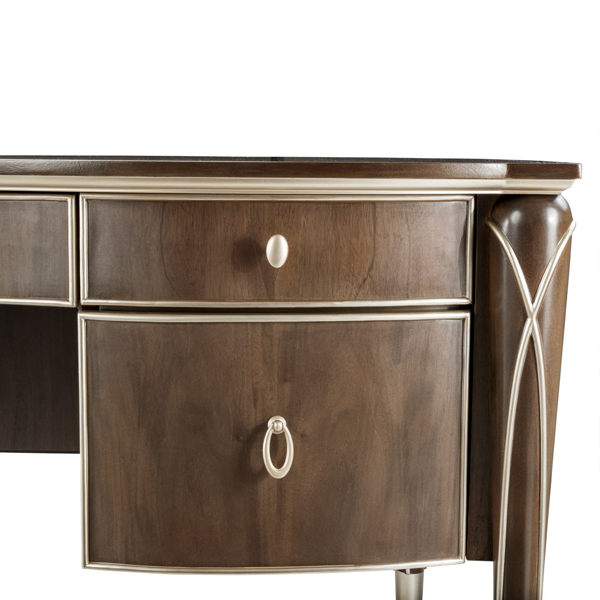 Villa Cherie Hazelnut Desk from Michael Amini - Luna Furniture