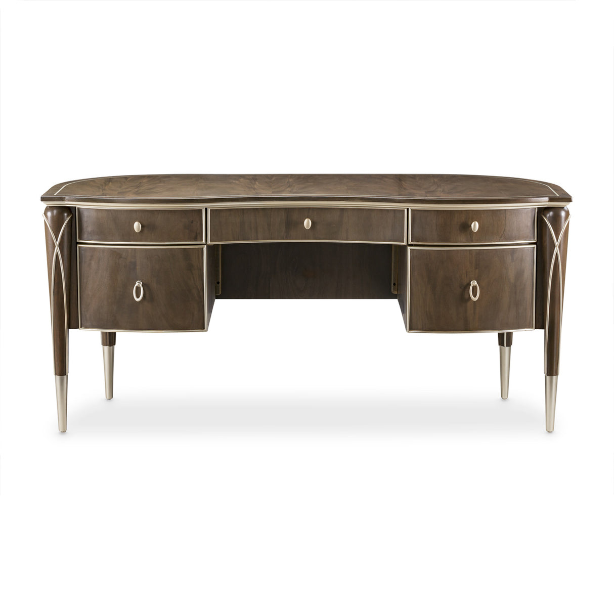 Villa Cherie Hazelnut Desk from Michael Amini - Luna Furniture