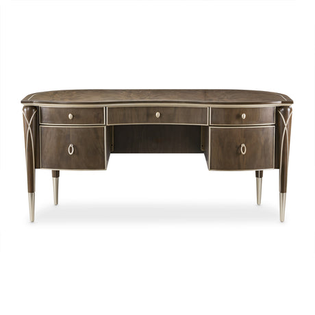 Villa Cherie Hazelnut Desk from Michael Amini - Luna Furniture