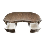 Villa Cherie Hazelnut Desk from Michael Amini - Luna Furniture