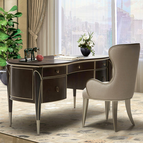 Villa Cherie Hazelnut Desk from Michael Amini - Luna Furniture