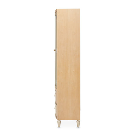 Villa Cherie Caramel Display Cabinet from Michael Amini - Luna Furniture
