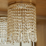 Villa Cherie Caramel Display Cabinet from Michael Amini - Luna Furniture