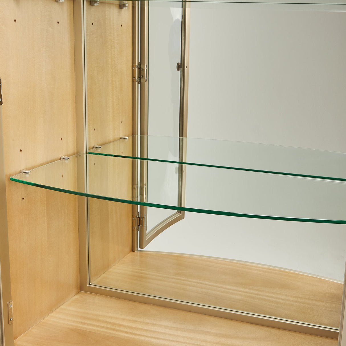 Villa Cherie Caramel Display Cabinet from Michael Amini - Luna Furniture
