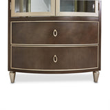 Villa Cherie Hazelnut Display Cabinet from Michael Amini - Luna Furniture