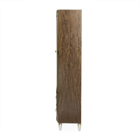 Villa Cherie Hazelnut Display Cabinet from Michael Amini - Luna Furniture