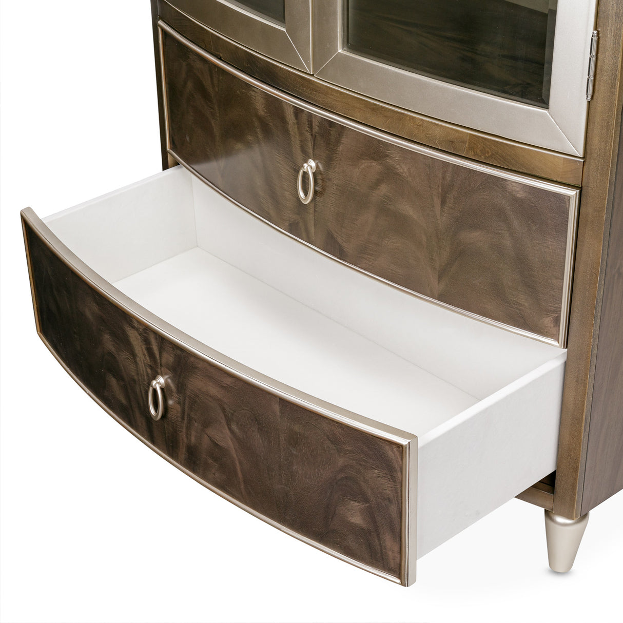 Villa Cherie Hazelnut Display Cabinet from Michael Amini - Luna Furniture