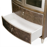 Villa Cherie Hazelnut Display Cabinet from Michael Amini - Luna Furniture