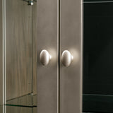 Villa Cherie Hazelnut Display Cabinet from Michael Amini - Luna Furniture