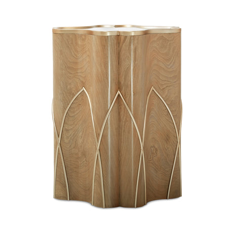 Villa Cherie Caramel Chairside Table from Michael Amini - Luna Furniture