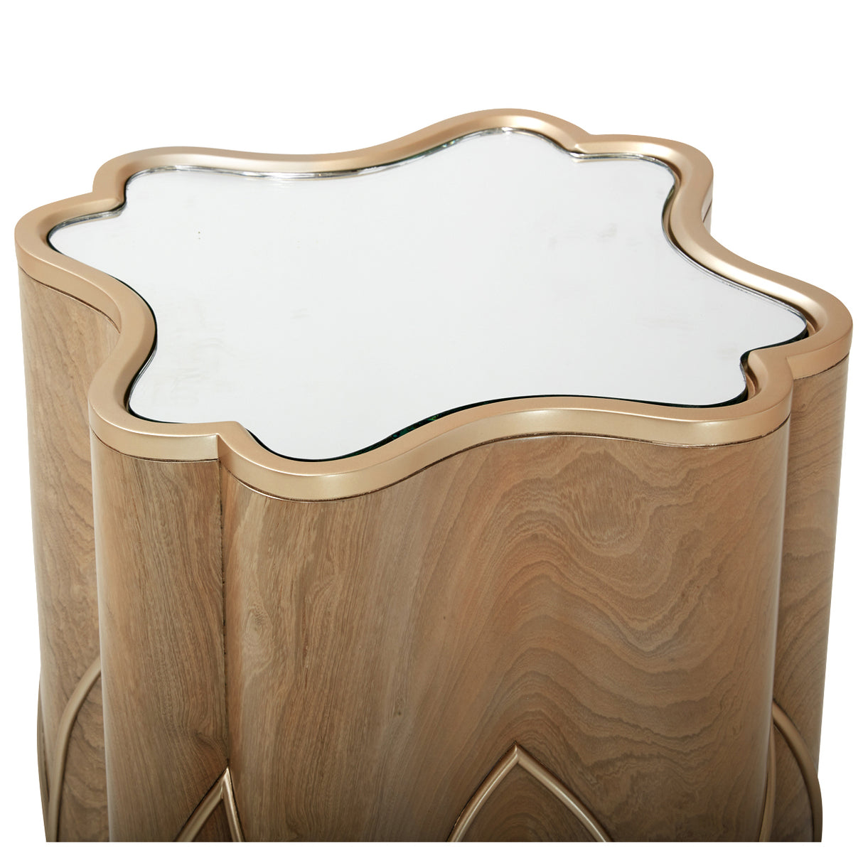 Villa Cherie Caramel Chairside Table from Michael Amini - Luna Furniture