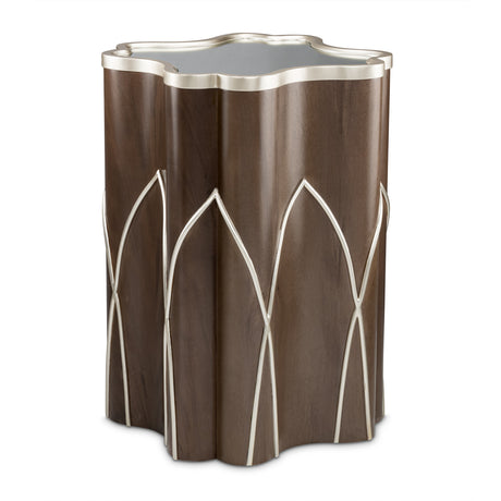 Villa Cherie Hazelnut Chairside Table from Michael Amini - Luna Furniture