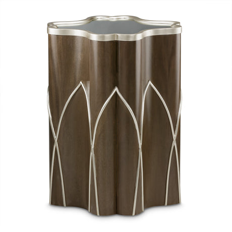 Villa Cherie Hazelnut Chairside Table from Michael Amini - Luna Furniture