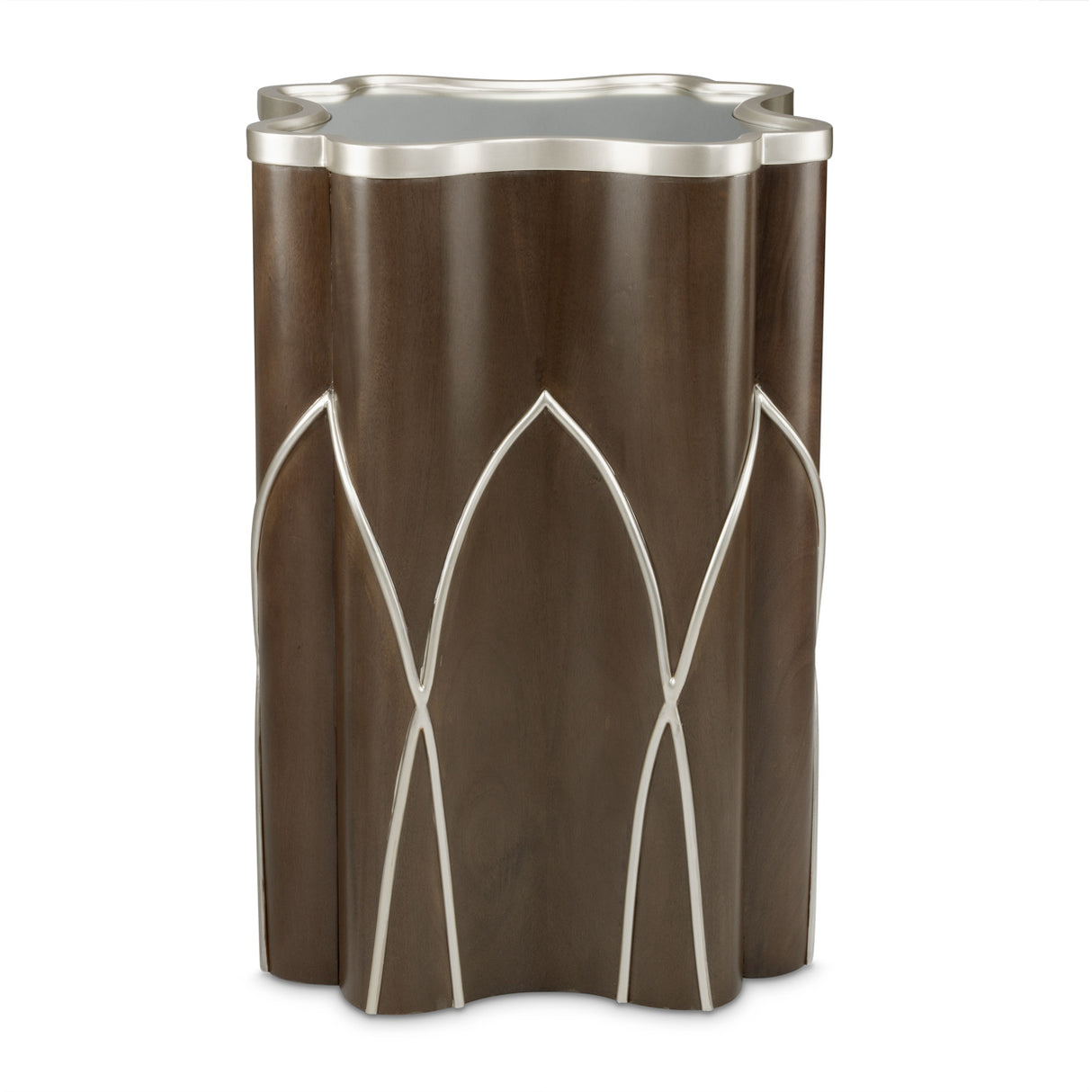Villa Cherie Hazelnut Chairside Table from Michael Amini - Luna Furniture