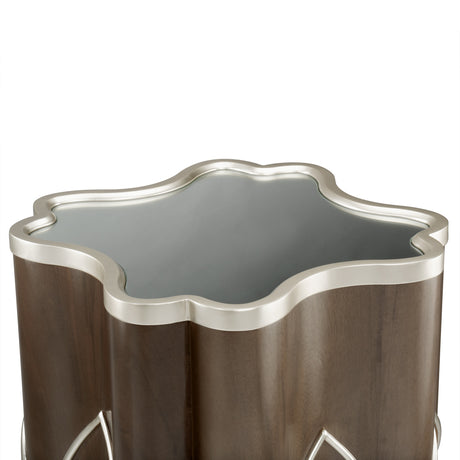 Villa Cherie Hazelnut Chairside Table from Michael Amini - Luna Furniture