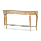 Villa Cherie Caramel Console Table from Michael Amini - Luna Furniture