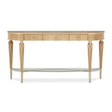 Villa Cherie Caramel Console Table from Michael Amini - Luna Furniture