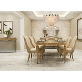 Villa Cherie Caramel Console Table from Michael Amini - Luna Furniture
