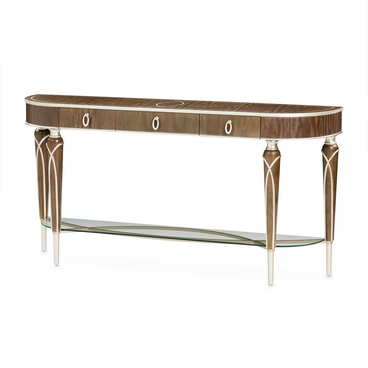 Villa Cherie Hazelnut Console Table from Michael Amini - Luna Furniture