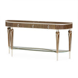 Villa Cherie Hazelnut Console Table from Michael Amini - Luna Furniture