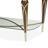 Villa Cherie Hazelnut Console Table from Michael Amini - Luna Furniture