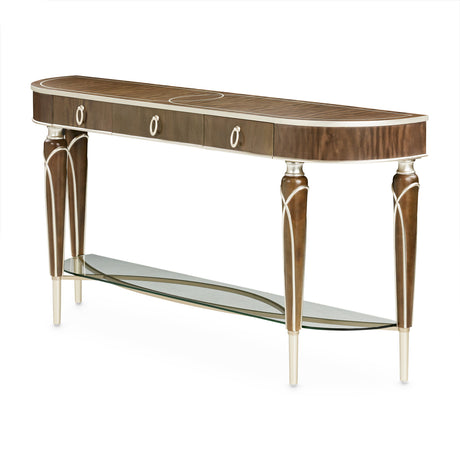 Villa Cherie Hazelnut Console Table from Michael Amini - Luna Furniture
