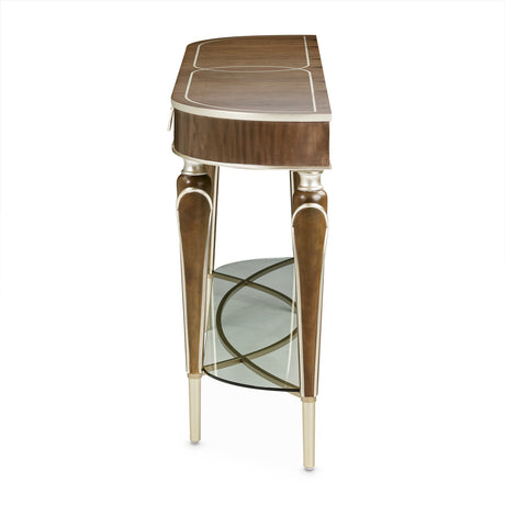 Villa Cherie Hazelnut Console Table from Michael Amini - Luna Furniture