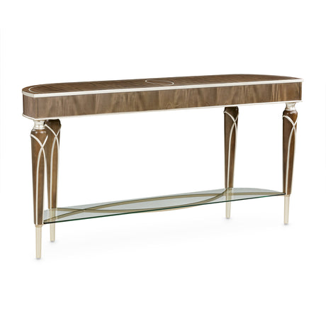 Villa Cherie Hazelnut Console Table from Michael Amini - Luna Furniture
