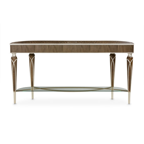 Villa Cherie Hazelnut Console Table from Michael Amini - Luna Furniture