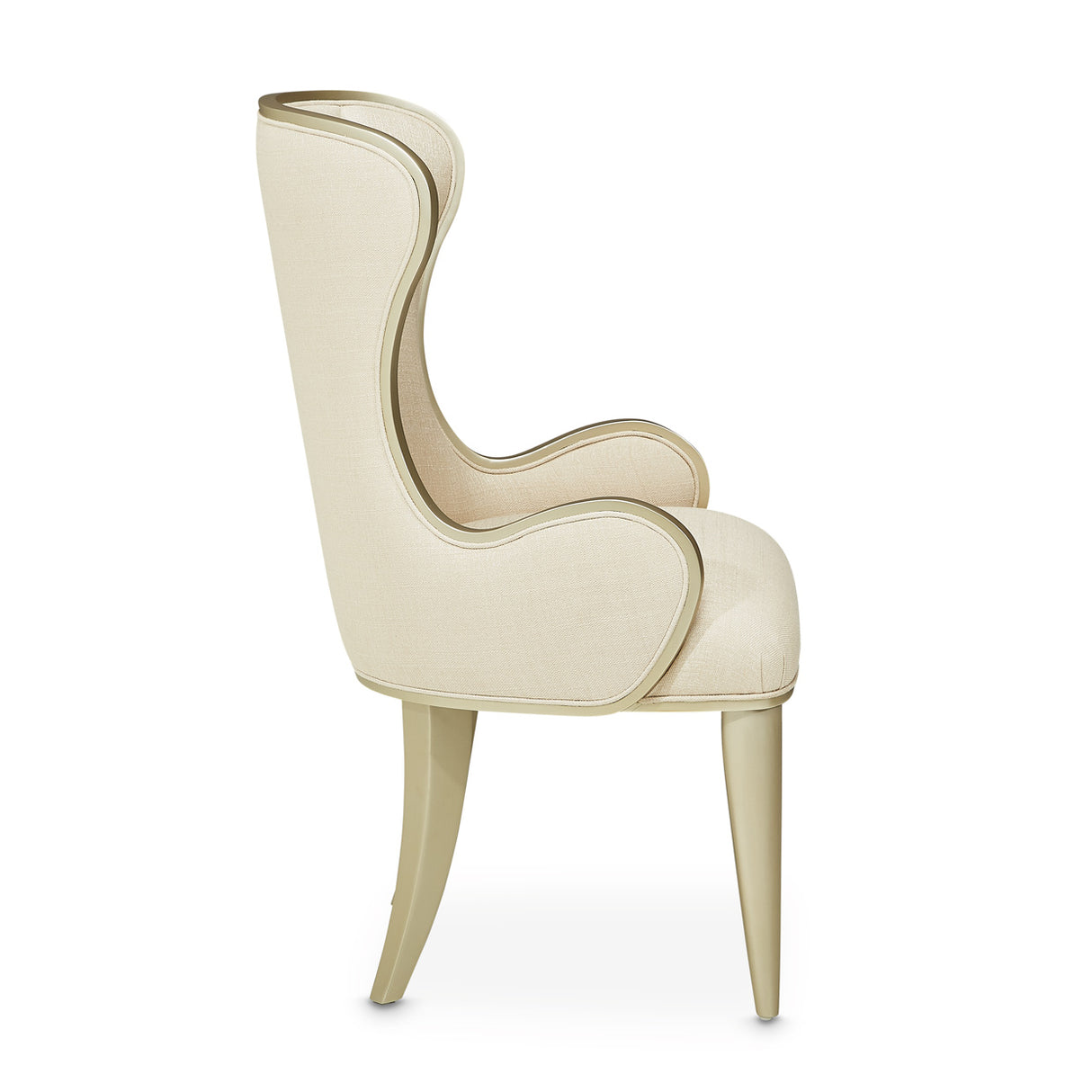 Villa Cherie Caramel Desk Chair from Michael Amini - Luna Furniture