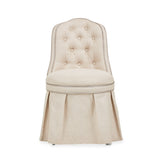 Villa Cherie Hazelnut Tufted Vanity Chair from Michael Amini - Luna Furniture