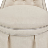 Villa Cherie Hazelnut Tufted Vanity Chair from Michael Amini - Luna Furniture