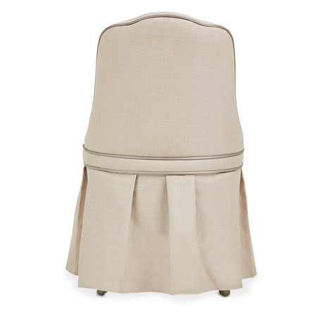 Villa Cherie Hazelnut Tufted Vanity Chair from Michael Amini - Luna Furniture