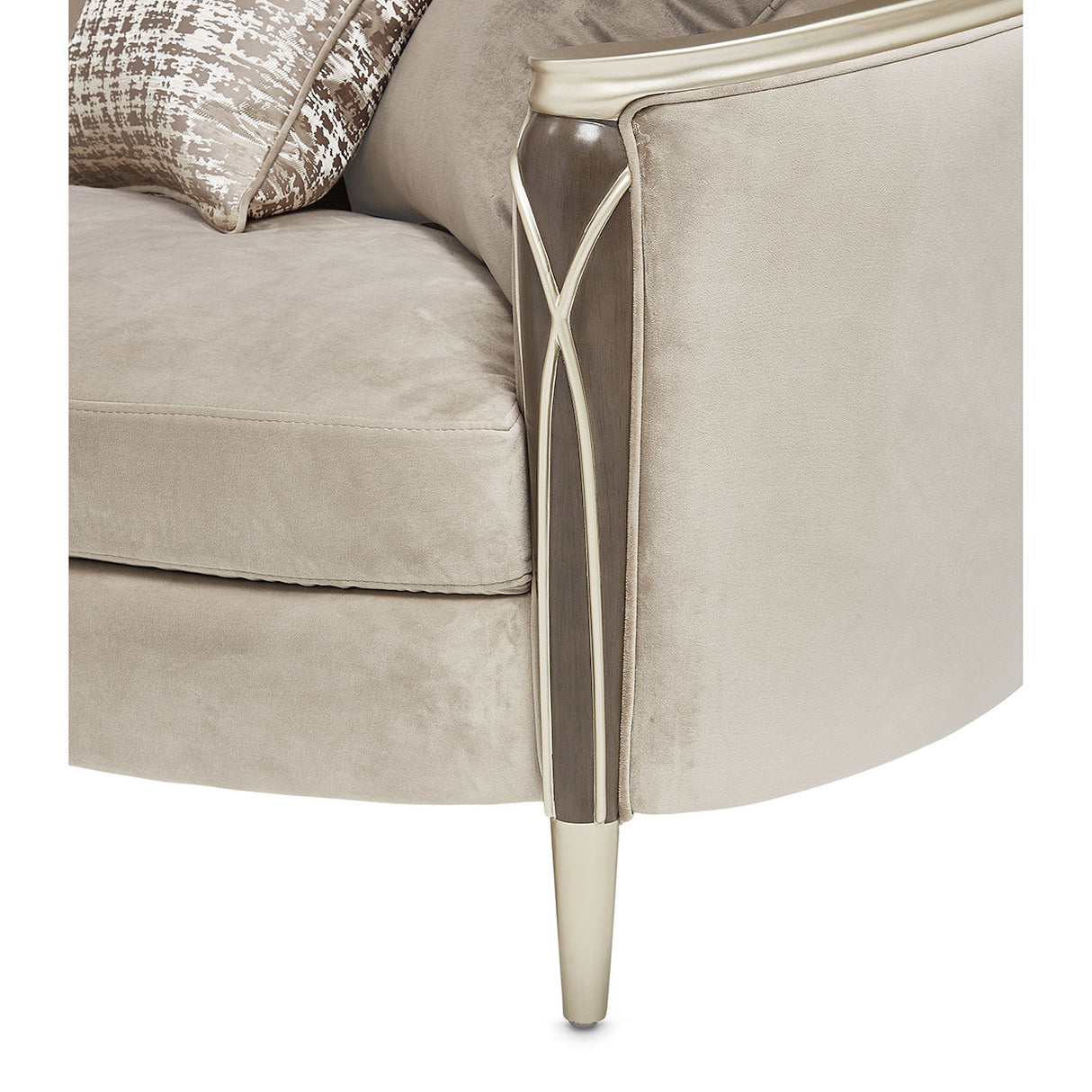 Villa Cherie Hazelnut Sofa from Michael Amini - Luna Furniture