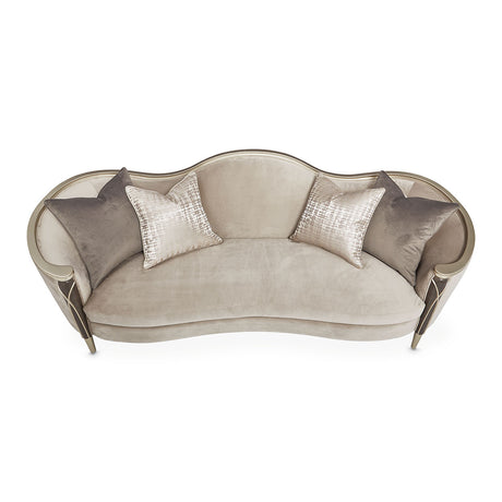 Villa Cherie Hazelnut Sofa from Michael Amini - Luna Furniture
