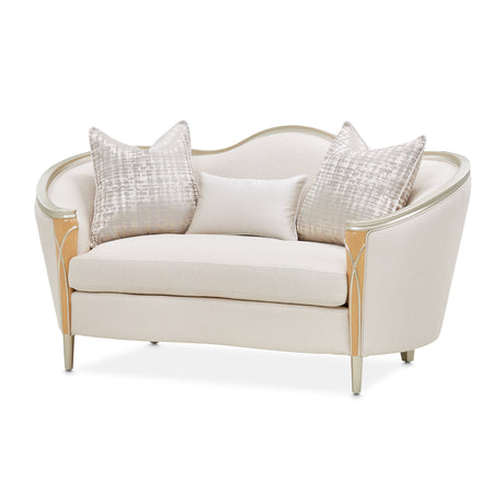 Villa Cherie Caramel Loveseat from Michael Amini - Luna Furniture