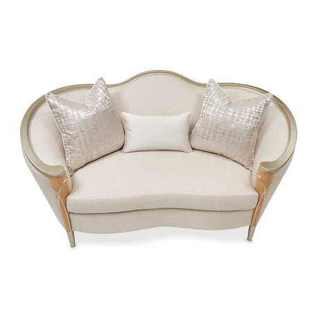 Villa Cherie Caramel Loveseat from Michael Amini - Luna Furniture