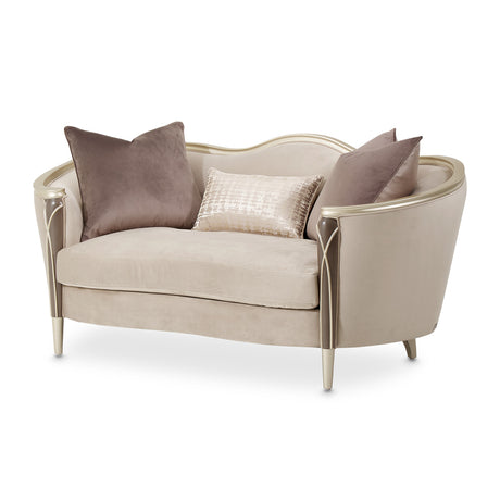 Villa Cherie Hazelnut Loveseat from Michael Amini - Luna Furniture