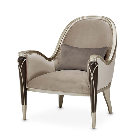 Villa Cherie Hazelnut Accent Chair from Michael Amini - Luna Furniture