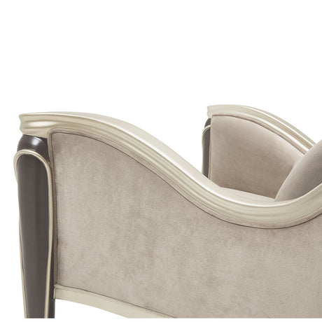 Villa Cherie Hazelnut Accent Chair from Michael Amini - Luna Furniture