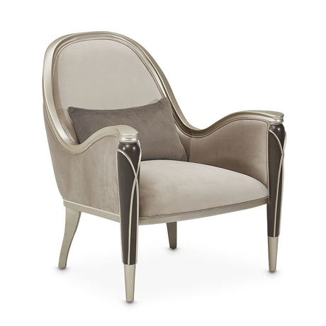 Villa Cherie Hazelnut Accent Chair from Michael Amini - Luna Furniture