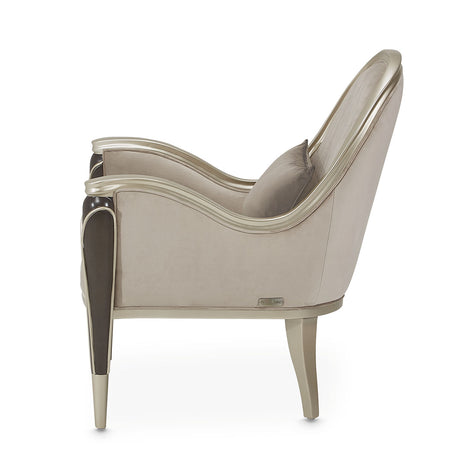 Villa Cherie Hazelnut Accent Chair from Michael Amini - Luna Furniture