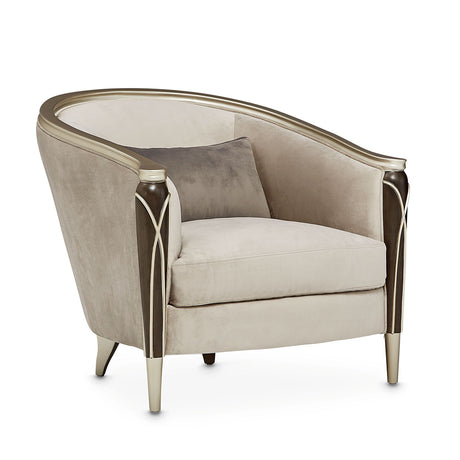 Villa Cherie Hazelnut Matching Accent Chair from Michael Amini - Luna Furniture