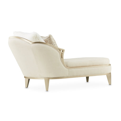 Villa Cherie Caramel Chaise from Michael Amini - Luna Furniture