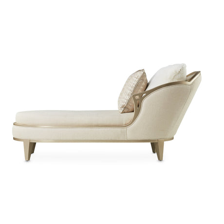Villa Cherie Caramel Chaise from Michael Amini - Luna Furniture