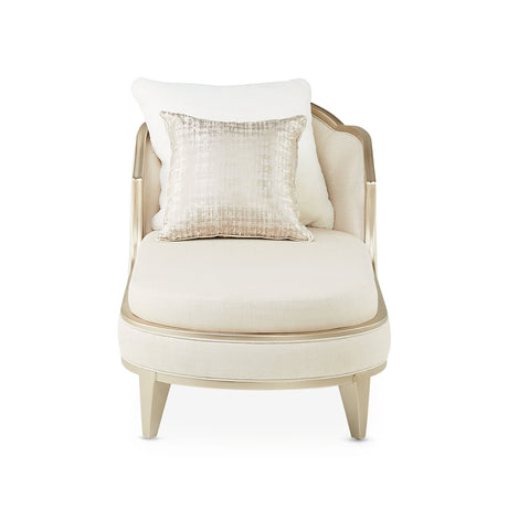 Villa Cherie Caramel Chaise from Michael Amini - Luna Furniture